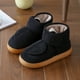 thumbnail image 4 of Para Botas Diabéticas Zapatos Diabéticos Hombres Ancho Extra Cálido Deslizamiento Cierre Ajustable Ancianos Hinchados, 4 of 9