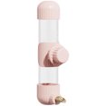thumbnail image 7 of 1 Pack Clear Bird Water Dispenser,Automatic Cage Water Drinker,Plastic Parrot Water Feeder with Spring Valve,for Parakeets Cockatiels Lovebirds & Finches,7.4 Fl Oz ,Pink,By Scheam, 7 of 7