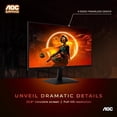 thumbnail image 6 of Restored AOC 24G15N 24" Gaming Monitor, Full HD 1920x1080, 180Hz 1ms, 1x HDMI 2.0, 1x Display Port, Amd Freesync, 3-Sided Frameless, HDR Ready, Console Gaming Ready, 6 of 7