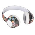 thumbnail image 3 of Auriculares para juegos ANGGREK Graffiti estéreo HiFi con luz RGB micrófono incorporado almohadillas suaves, 3 of 8