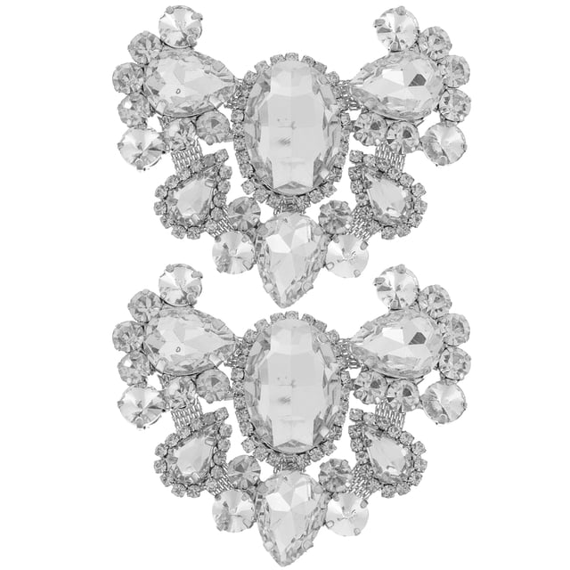 MasteelfCA 1 Pair Butterfly Shoe Clips Rhinestone Shoe Clips Wedding Bridal Shoe Decorations