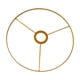 thumbnail image 1 of Marco de pantalla de lámpara de hierro, anillo ligero, soporte de luz de escritorio para dormitorio, fiesta, cafetería Áurea 28cm, 1 of 9