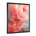 thumbnail image 2 of Designart "Radiant Pink Polar Smoke I" Abstract Framed Wall Art - Modern Pink Abstract Living Room Framed Canvas Art, 2 of 6