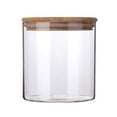 thumbnail image 2 of CNKOO Transparent Clear High Cylinder Glass Sealed Kitchen Storage Bottle Jar with Lid, 2 of 2