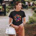 thumbnail image 3 of Womens Oversized Tshirt Graphic Butterfly Tees Crew Neck Summer Short Sleeve Cute Casual Basic Tees Tops S-3XL, 3 of 8