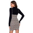 thumbnail image 2 of Women's Spaghetti Strap Geo Print Stripe Mini Cami Bodycon Dress, 2 of 5
