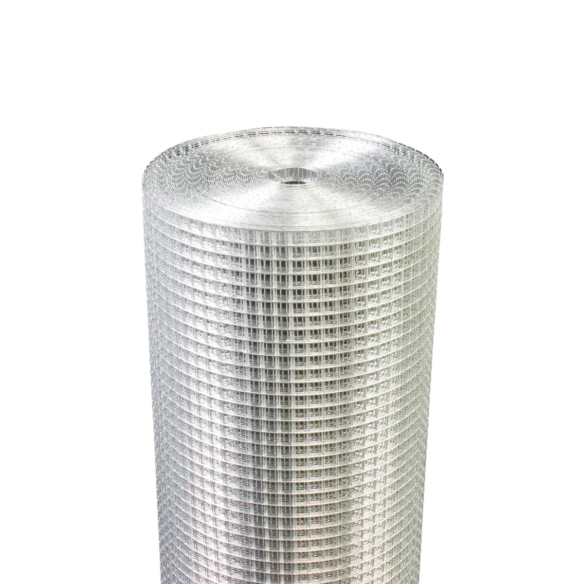 Wire Mesh Fence Roll 60in x 50ft 1 2 x 1 2 19GA Galvanized Steel Vinyl Coated Hardware Cloth Poultry Netting for Garden Yard Plants Animals Protection Farm Fencing Silver