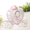 thumbnail image 4 of QualitChoice Candy Box Sugar Shelf Desk Decor Party Decorations Storage Rack Smooth Surface Iron Structure Wedding Supplies Pink Pink, 4 of 6