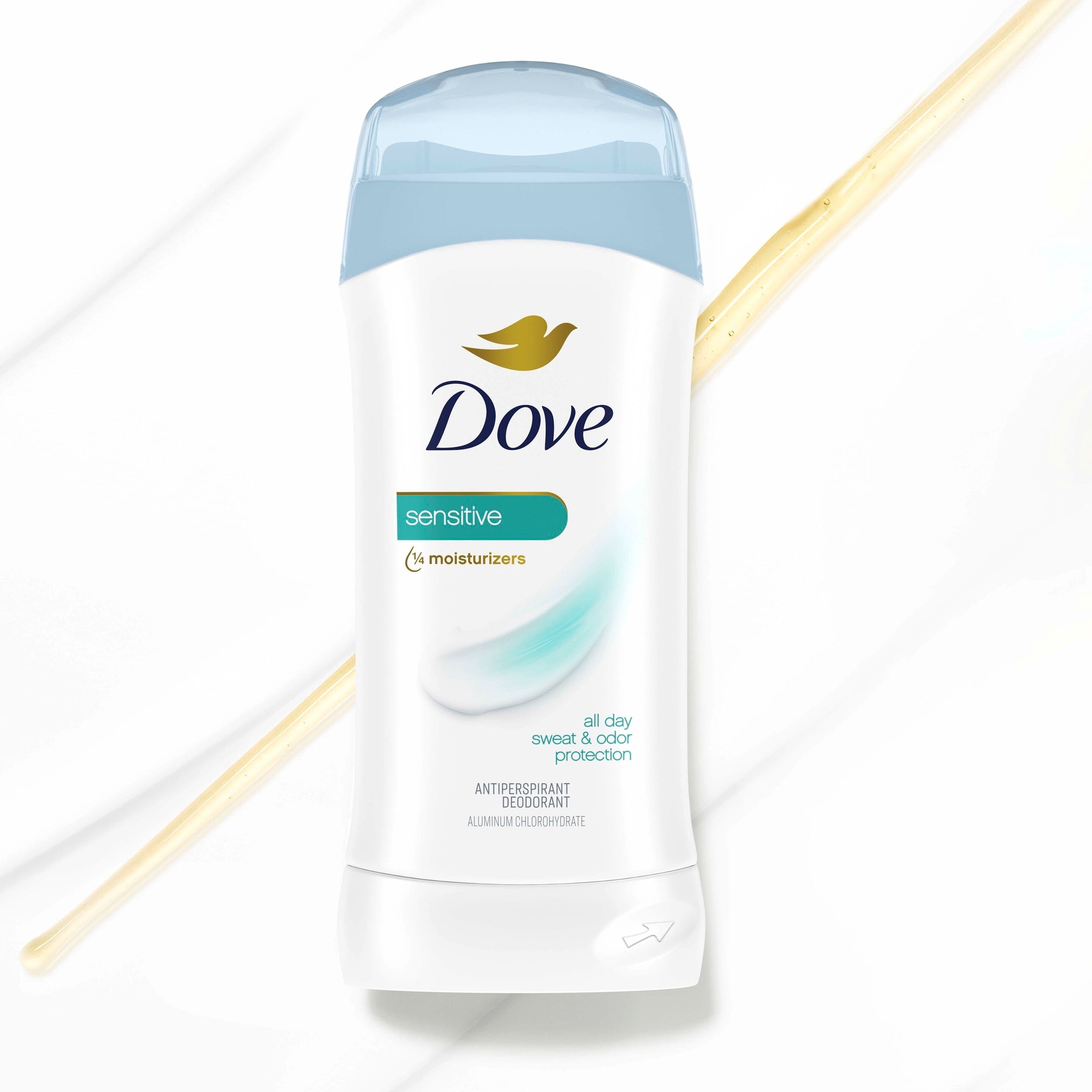 Dove Invisible Solid Antiperspirant Deodorant Stick For Women, Sensitive, For 48H Underarm Sweat & Odor Protection ,2.6 oz