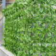 thumbnail image 5 of Simulación de valla de hojas verdes, valla artificial, planta artificial, balcón, valla de plástico, enredadera de montaña verde, pared exterior, bloqueo, 5 of 5