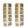 thumbnail image 1 of Kit de Strass pour Nail Art, Cristaux AB Strass pour Ongles, Pierres à Ongles Flatback Multi-Formes, 1 of 5