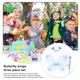 thumbnail image 4 of Diadema Yuarrent 3 unids/set mujer niña insecto ala moda juego de rol Halloween Azul, 4 of 6