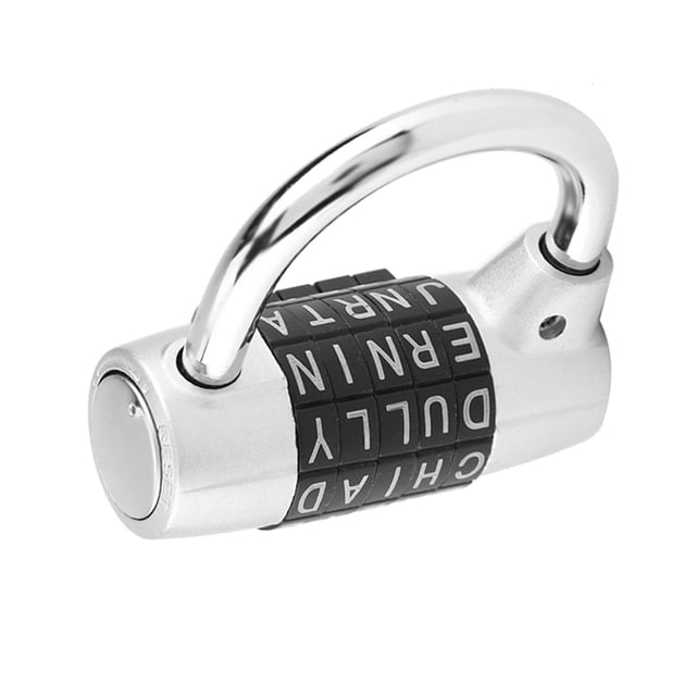 Candado Con Combinación De 5 Dígitos, Código Reiniciable, Para Maleta De Viaje, Casillero De Gimnasio, Bloqueo De Contraseña De Seguridad Con 100,000 Combinaciones