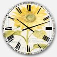 thumbnail image 1 of DesignArt Floursack Florals II Large Wall Clock, 1 of 1