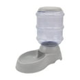 thumbnail image 5 of Menolana Automatic Pet Feeder 3.8L Large Capacity for Cats Rabbits Puppy Dog Cat Feeding Device Clear Container for Business Work Accs gray feeding food, 5 of 8
