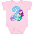thumbnail image 3 of Inktastic Second Birthday Mermaid Girls Baby Bodysuit, 3 of 5