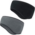thumbnail image 1 of Diadema para deportes de invierno, diadema para correr, 2 piezas de diadema con orejeras, banda elástica para el sudor deportivo, 1 of 5