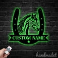thumbnail image 5 of Handmadetneonsign Horse Head Metal Wall Art Light, Horseshoe Metal Sign Wall Decor, Horseshoe Metal Decor 49616, 5 of 5