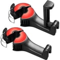 thumbnail image 1 of Ganchos para Asiento de Automóvil Oso de Fresa 2 en 1 Rojo, 1 of 6