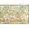 thumbnail image 4 of SKYSONIC 72x48in Watercolor Pumpkins Area Rug, Autumn Harvest Non-Slip Floor Carpet for Indoor Living Dining Room and Bedroom Area, 4 of 5