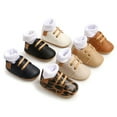 thumbnail image 4 of Baby Shoes Toddler First Walkers Shoes TPR-Sole for Baby Boys Girls Unisex Anti-Skid Shoes Lace-up Shoes for Babies, 4 of 8