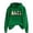 Green, variant on Halloween Sweatshirt for Women Autumn Winter Solid Color Halloween Printing Hooded Sweater for Women and Men with Long Sleeves and Pockets Casual Everyday Wear Cozy Top Orange L