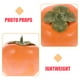 thumbnail image 2 of 6pcs simulación del caqui accesorios falsos espuma de las frutas para la tienda de frutas, 2 of 4