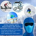 thumbnail image 3 of Etcbuys Unisex Winter Fleece Face, Windproof Ski Mask (Gray), 3 of 4
