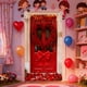 thumbnail image 4 of Cortina de puerta de San Valentín de 35 x 72 pulgadas, decoración de puerta y pared para San Valentín, festival, fiesta, 4 of 6