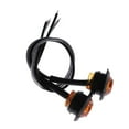 thumbnail image 3 of 5 pares Mini 3/4 "lado redondo LED marcador camión remolque barco luz Ámbar Cola Truck Side Marker LED Light, 3 of 8