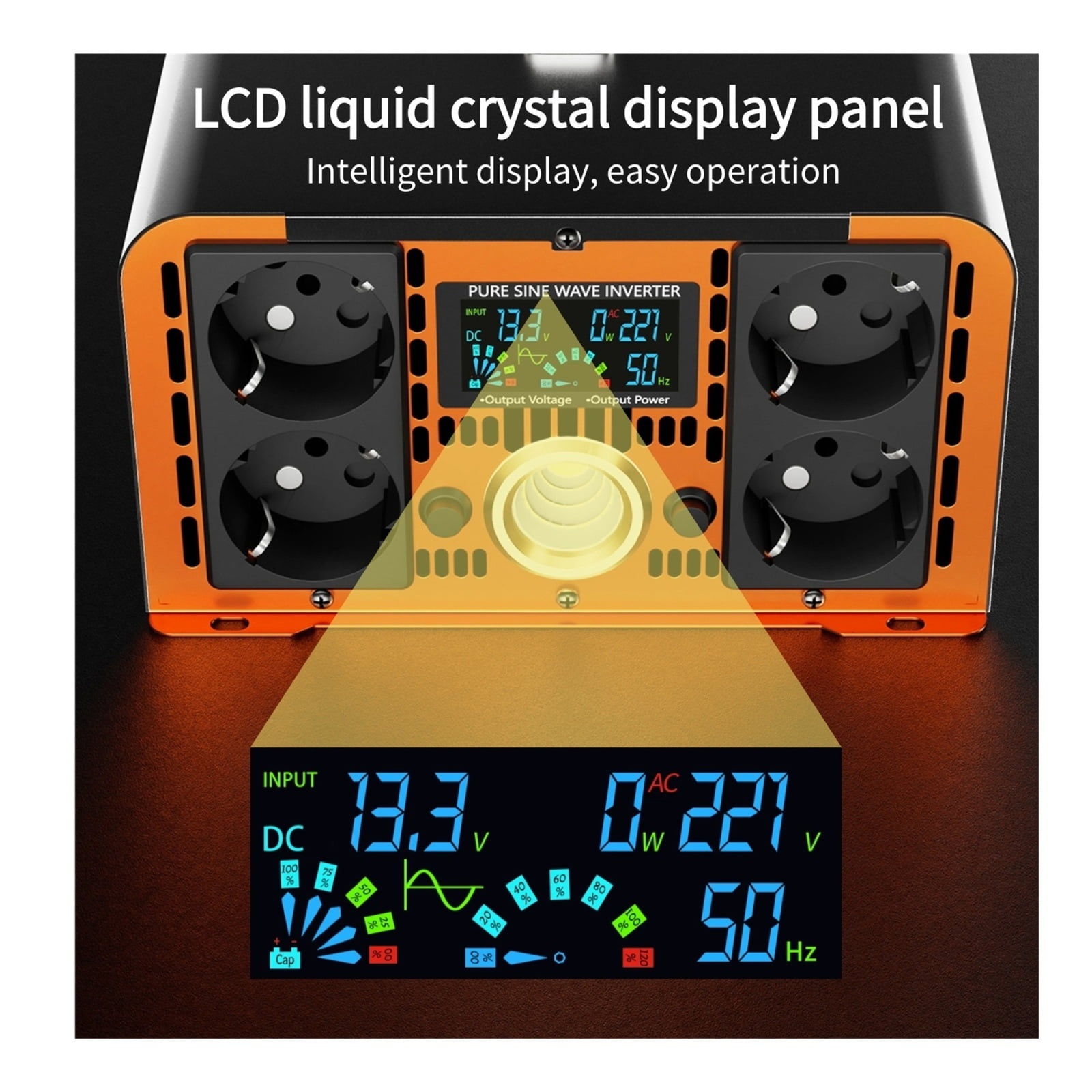 Pure Sine Wave Inverter Inversor Voltage Converters Power Bank Solar Inverter