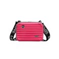 thumbnail image 3 of Hard Shell Cosmetic Bag Women Mini Suitcase Shape Travel Crossbody Shoulder Bags, 3 of 5