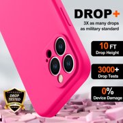 Compatible with iPhone 13 Pro Case, Premium Silicone Upgraded [Camera Protection] [Soft Anti-Scratch Microfiber Lining] Phone Case for iPhone 13 Pro 6.1''- Light Purple