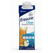 Ensure Clear Therapeutic Nutrition Drink, Apple, 8 Oz, 24 Recloseable Cartons