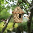 thumbnail image 6 of Hummingbird Houses for Outside, Handwoven Birds Straw Hut Hatching House, Bird Hut Breeding Cave for Garden, Balcony, Porch, Tree Trunk, Outdoor, 6 of 9
