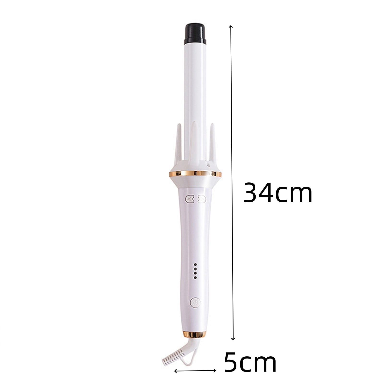 Straight & Curler Automatic Rotating Curling Device for Quick Hair Styling with Big Curls and Fast Heating Technology