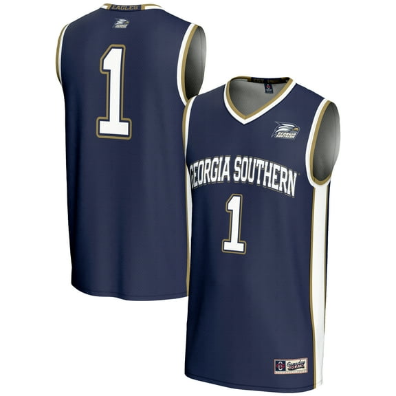 Male GameDay Greats #1 Blue Georgia Southern Eagles Lightweight Basketball Jersey