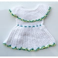 thumbnail image 2 of Woonie Handmade Woolen Floral Frock-White, 2 of 2