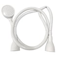 thumbnail image 4 of Kit de manguera de cabezal de rociado de ducha de baño para mascotas de doble grifo, resistente y duradero fácil de instalar blanco Sunnimix Cabe de ducha de baño de fregadero, 4 of 8