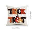 thumbnail image 3 of Pandiboks 18x18in Throw Pillow Covers Halloween Couch Pillow Covers Multicolor Square Autumn Linen for Den、Home Office, 3 of 6