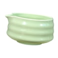 thumbnail image 2 of Tazón de cerámica de cerámica china con boquilla de té de utensilios hechos a mano de té que preparan de mezcla de matcha para restaurante de comedor Verde, 2 of 8
