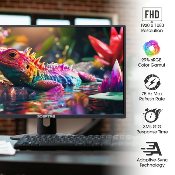 Sceptre New 27-inch Gaming Monitor 100Hz HDMI x2 Build-in Speakers 2026
