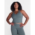 thumbnail image 2 of Athletic Works Women's ButterCore Bra Tank Top, Sizes XS-XXXL, 2 of 6