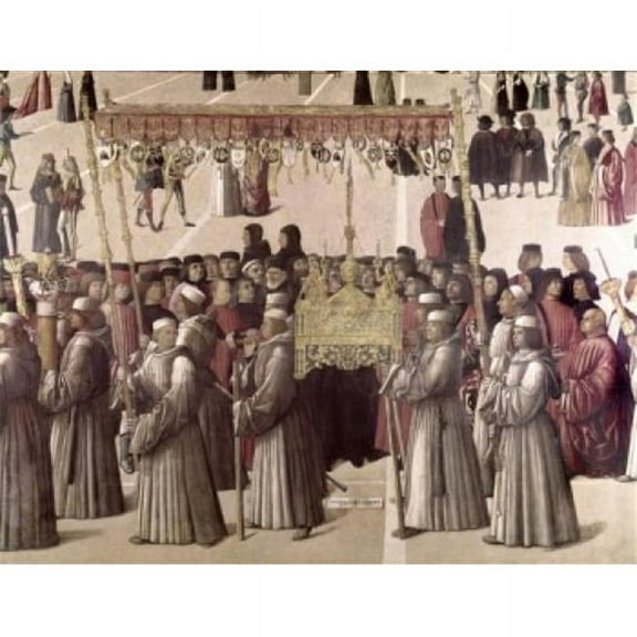 Procession of the Relic of the True Cross Gentile Bellini 1429-1507 Italian Poster Print