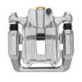 thumbnail image 2 of Detroit Axle - Rear Passenger Side Brake Caliper w/ Bracket Replacement for 2003-2011 Honda Element 1999-2008 Acura TL, 2 of 7