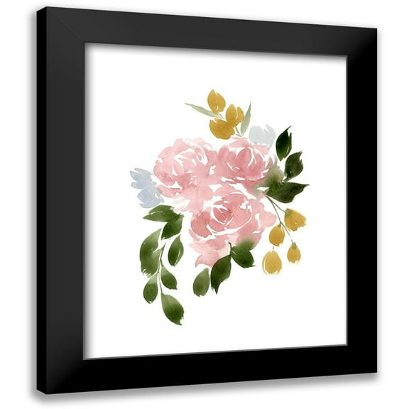 Price, Lucille 12x14 Black Modern Framed Museum Art Print Titled - Amelias Garden I