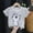 White, variant on Tdoqot Toddler Boys T Shirts- Summer Soft Breathable Cotton Short Sleeve Kids Tops White Size 4T