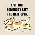 thumbnail image 2 of CafePress - Dog Gate Open Tote Bag - Unisex Canvas Tote Bag, Beige, 1-Piece, 2 of 6