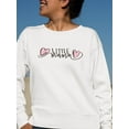 thumbnail image 2 of Little Mama! Sweatshirt Women -Image by Shutterstock, Female Small, 2 of 4