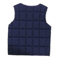 thumbnail image 5 of HNMKIU Girls Down Vest Winter Padded Sleeveless Jacket Warm Quilted Fall Coats for Toddlers Kids Children Outerwear Thermal Insulated Layer Navy,2-3 Years, 5 of 5
